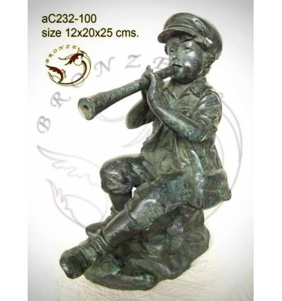 Sculpture bronze enfant ac232-100