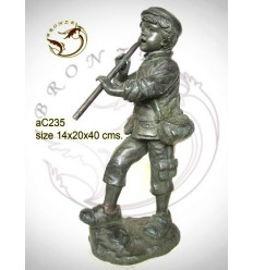Sculpture bronze enfant ac235-100