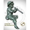 Sculpture bronze enfant ac236-200