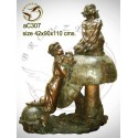 Sculpture bronze enfant ac307-100