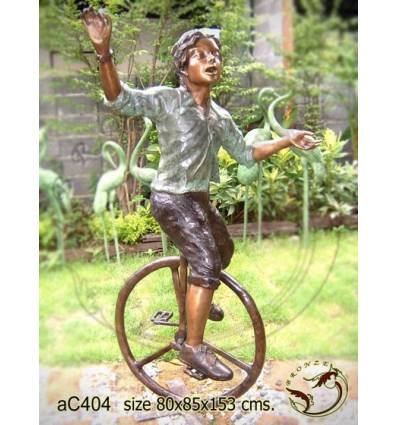 Sculpture bronze enfant ac404-100