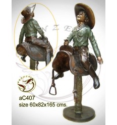 Sculpture bronze enfant ac407-100