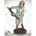 Sculpture bronze enfant ac409-100