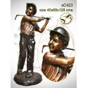 Sculpture bronze enfant ac423-100