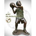 Sculpture bronze enfant ac427-100