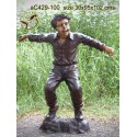 Sculpture bronze enfant ac429-100