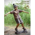 Sculpture bronze enfant ac429-300