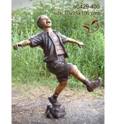 Sculpture bronze enfant ac429-400