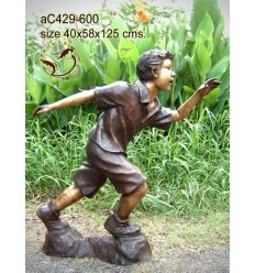 Sculpture bronze enfant ac429-600