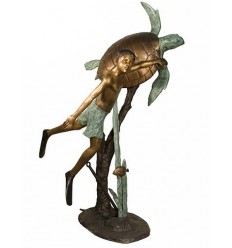 Sculpture bronze enfant BRZ1304