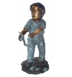 Sculpture bronze enfant BRZ0227