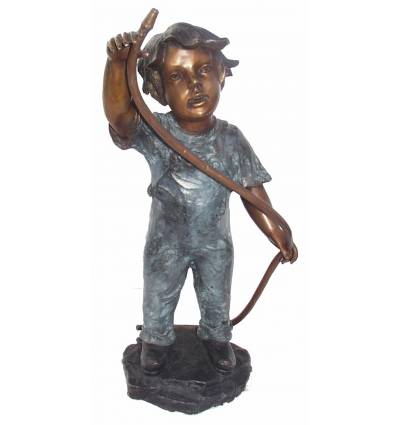 Sculpture bronze enfant BRZ0246