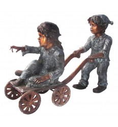 Sculpture bronze enfant BRZ250