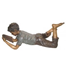 Sculpture bronze enfant BRZ0305v