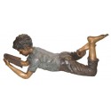 Sculpture bronze enfant BRZ0305v