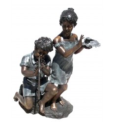 Sculpture bronze enfant BRZ0747