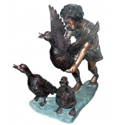 Sculpture bronze enfant BRZ0748