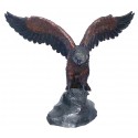 aigle en bronze BRZ0425-28  ( H .71 x L .88 Cm )