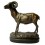 Bronze animalier : bélier en bronze BRZ1268/SM068 ( H .30 x L :28 Cm )