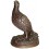 Bronze animalier : aigle en bronze BRZ1372 ( H .25 x L .18 Cm ) Poids : 3 Kg 
