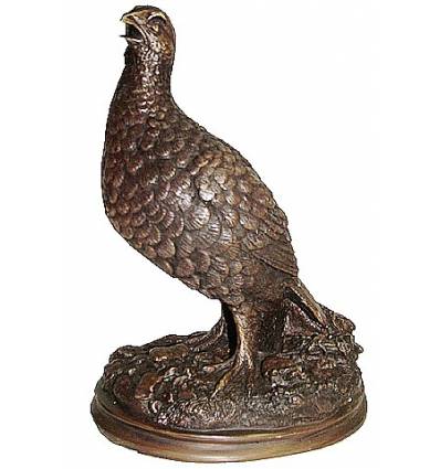 Bronze animalier : aigle en bronze BRZ1372 ( H .25 x L .18 Cm ) Poids : 3 Kg 