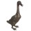 Bronze animalier : canard en bronze BRZ0190M-13 ( H .33 x L . Cm ) Poids : 2 Kg 