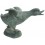 Bronze animalier : canard en bronze BRZ0270V  ( H .17 x L .22 Cm )  Poids : 2 Kg 