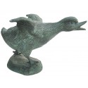 canard en bronze BRZ0270V ( H .17 x L .22 Cm ) Poids : 2 Kg 