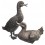 Bronze animalier : canard en bronze BRZ0384 ( H .45 x L .30 Cm ) Poids : 10 Kg 