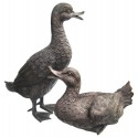 canard en bronze BRZ0384 ( H .45 x L .30 Cm ) Poids : 10 Kg 