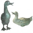 canard en bronze BRZ0384V ( H .45 x L .30 Cm ) Poids : 10 Kg 