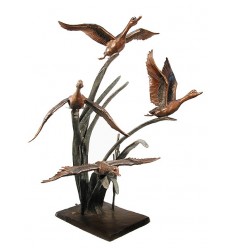 canard en bronze BRZ0486 ( H .175 x L .120 Cm )