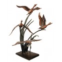 canard en bronze BRZ0486 ( H .175 x L .120 Cm )