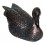Bronze animalier : canard en bronze BRZ0575 ( H .7 x L .17 Cm ) Poids : 1 Kg 