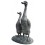 Bronze animalier : canard en bronze BRZ0637  ( H .40 x L . Cm )  Poids : 4 Kg 