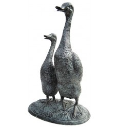 canard en bronze BRZ0637 ( H .40 x L . Cm ) Poids : 4 Kg 