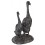 Bronze animalier : canard en bronze BRZ0637V ( H .40 x L . Cm ) Poids : 4 Kg 