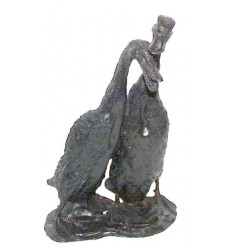 Bronze animalier : canard en bronze BRZ0638 ( H .35 x L . Cm ) Poids : 3 Kg 