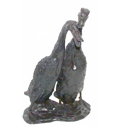 Bronze animalier : canard en bronze BRZ0638 ( H .35 x L . Cm ) Poids : 3 Kg 