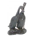 canard en bronze BRZ0638 ( H .35 x L . Cm ) Poids : 3 Kg 