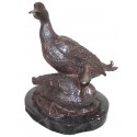 canard en bronze BRZ0885-SM ( H .20 x L .20 Cm ) Poids : 2 Kg 