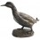 Bronze animalier : canard en bronze BRZ0982 ( H .15 x L .23 Cm ) Poids : 1 Kg 