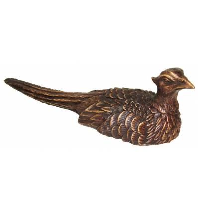 Bronze animalier : canard en bronze BRZ0995 ( H .7 x L .25 Cm ) Poids : 0.8 Kg 