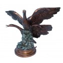 canard en bronze BRZ1094 ( H .53 x L .69 Cm ) Poids : 18 Kg 