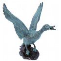 canard en bronze BRZ1096 ( H .33 x L .28 Cm ) Poids : 6 Kg 