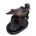 Canard en bronze BRZ1203 / SM463 (H.25 x L .28 Cm )