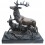 Bronze animalier : cerf en bronze BRZ1068/SM200 ( H .38 x L .38 Cm ) Poids : 14 Kg 