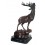 Bronze animalier : cerf en bronze BRZ1069/SM197 ( H .35 x L .30 Cm ) Poids : 6 Kg 