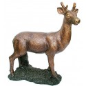 cerf en bronze BRZ1326 ( H .30 x L .28 Cm ) Poids : 4 Kg 