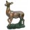 Bronze animalier : cerf en bronze BRZ1327  ( H .28 x L .25 Cm )  Poids : 4 Kg 